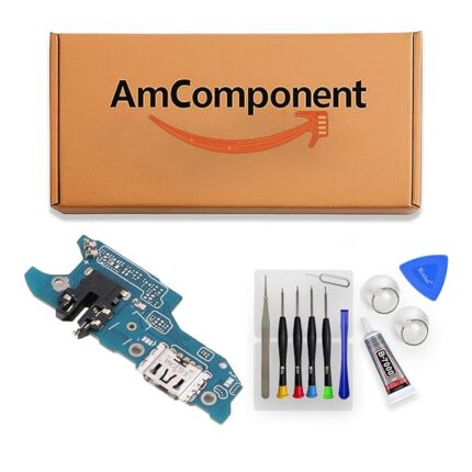 AmComponent - DOCK di ricambio per OPPO A17 CPH2477 CONNETTORE CARICA RICARICA MICRO USB MICROFONO | Componente di ricambio con prestazioni a lunga durata con il dispositivo