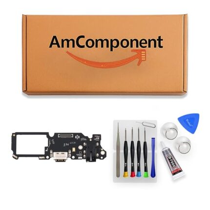 AmComponent - DOCK di ricambio per OPPO A5 2020 CPH1931 CPH1933 CONNETTORE CARICA VIBRAZIONE MICROFONO TYPE C | Componente di ricambio con prestazioni a lunga durata con il dispositivo