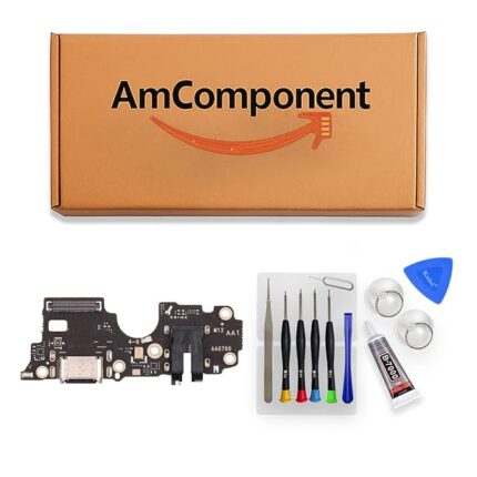 AmComponent - DOCK di ricambio per OPPO A54S CPH2273 CONNETTORE CARICA RICARICA MICRO USB MICROFONO | Componente di ricambio con prestazioni a lunga durata con il dispositivo