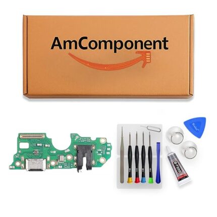 AmComponent - DOCK di ricambio per OPPO A76 CPH2375 CONNETTORE CARICA RICARICA USB MICROFONO FLAT FLEX | Componente di ricambio con prestazioni a lunga durata con il dispositivo