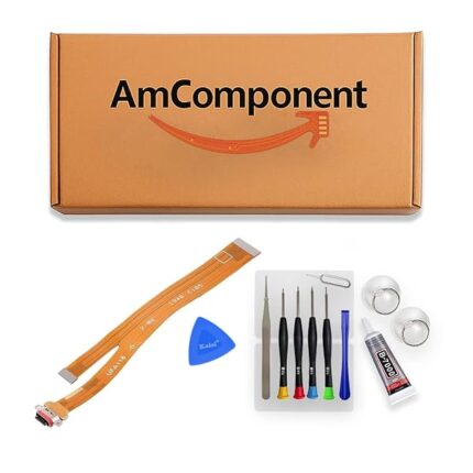 AmComponent - DOCK di ricambio per OPPO A91 CPH2001 CPH2021 CONNETTORE CARICA RICARICA USB FLAT FLEX TYPE-C | Componente di ricambio con prestazioni a lunga durata con il dispositivo