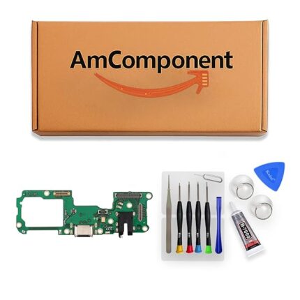 AmComponent - DOCK di ricambio per OPPO A93 4G RENO 4 LITE F17 PRO CONNETTORE CARICA RICARICA USB MICROFONO | Componente di ricambio con prestazioni a lunga durata con il dispositivo