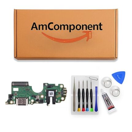AmComponent - DOCK di ricambio per OPPO A94 5G CPH2211 CONNETTORE CARICA RICARICA MICRO USB MICROFONO JACK | Componente di ricambio con prestazioni a lunga durata con il dispositivo
