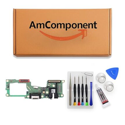 AmComponent - DOCK di ricambio per OPPO A95 CHP2365 CPH2365 PELM00 CONNETTORE CARICA RICARICA USB MICROFONO | Componente di ricambio con prestazioni a lunga durata con il dispositivo