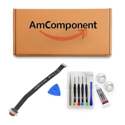 AmComponent - DOCK di ricambio per OPPO RENO Z CPH1979 CONNETTORE CARICA RICARICA USB FLAT FLEX TYPE-C | Componente di ricambio con prestazioni a lunga durata con il dispositivo