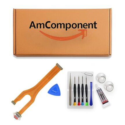 AmComponent - DOCK di ricambio per OPPO RENO4 Z CPH2065 CONNETTORE CARICA RICARICA USB MICROFONO FLAT FLEX | Componente di ricambio con prestazioni a lunga durata con il dispositivo