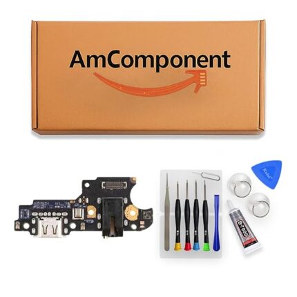 AmComponent - DOCK di ricambio per REALME 5I RMX2030 RMX2032 CONNETTORE CARICA RICARICA MICROFONO USB FLAT | Componente di ricambio con prestazioni a lunga durata con il dispositivo