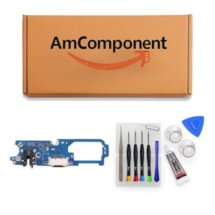 AmComponent - DOCK di ricambio per REALME 6 RMX2001 CONNETTORE CARICA RICARICA MICROFONO USB FLAT FLEX | Componente di ricambio con prestazioni a lunga durata con il dispositivo