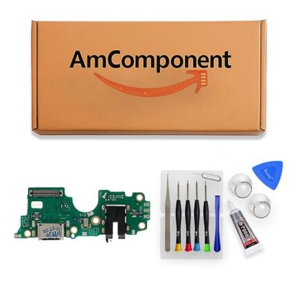 AmComponent - DOCK di ricambio per REALME 8 5G RMX3241 CONNETTORE CARICA RICARICA MICROFONO USB FLAT FLEX | Componente di ricambio con prestazioni a lunga durata con il dispositivo