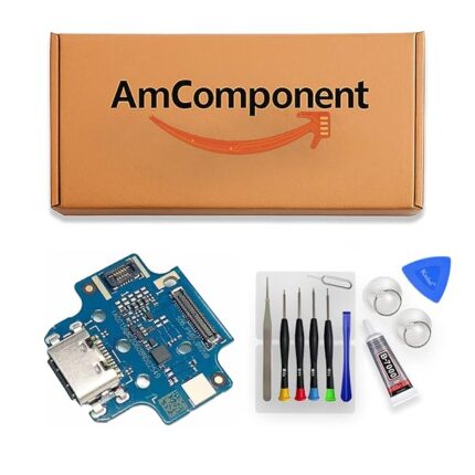 AmComponent - DOCK di ricambio per REALME PAD P2102 CONNETTORE CARICA RICARICA MICROFONO USB FLAT FLEX | Componente di ricambio con prestazioni a lunga durata con il dispositivo