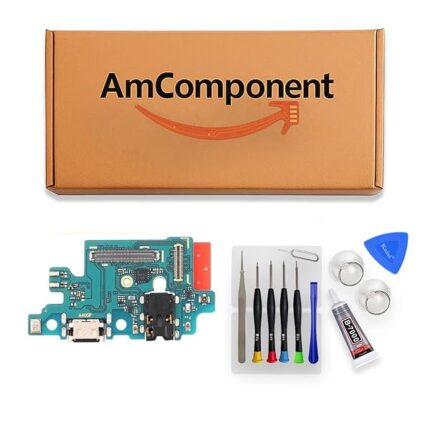 AmComponent - DOCK di ricambio per SAMSUNG A40 SM-A405 A405 CONNETTORE RICARICA CARICA USB MICROFONO FLAT FLEX | Componente di ricambio con prestazioni a lunga durata con il dispositivo