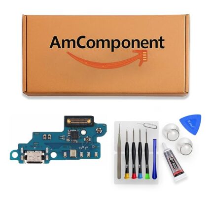AmComponent - DOCK di ricambio per SAMSUNG A6 PLUS SM-A605 CONNETTORE CARICA RICARICA MICROFONO USB FLAT FLEX | Componente di ricambio con prestazioni a lunga durata con il dispositivo
