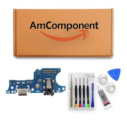 AmComponent - DOCK di ricambio per SAMSUNG GALAXY A02S SM-A025F CONNETTORE CARICA RICARICA MICROFONO USB FLAT | Componente di ricambio con prestazioni a lunga durata con il dispositivo