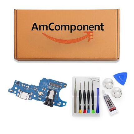 AmComponent - DOCK di ricambio per SAMSUNG GALAXY A03 SM-A035G CONNETTORE CARICA RICARICA MICROFONO USB FLAT | Componente di ricambio con prestazioni a lunga durata con il dispositivo
