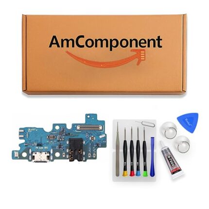 AmComponent - DOCK di ricambio per SAMSUNG GALAXY A30S SM-A307F A307 CONNETTORE CARICA RICARICA MICROFONO USB | Componente di ricambio con prestazioni a lunga durata con il dispositivo