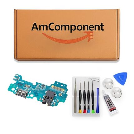 AmComponent - DOCK di ricambio per SAMSUNG GALAXY A32 (4G) SM-A325F A325 CONNETTORE CARICA RICARICA USB JACK | Componente di ricambio con prestazioni a lunga durata con il dispositivo