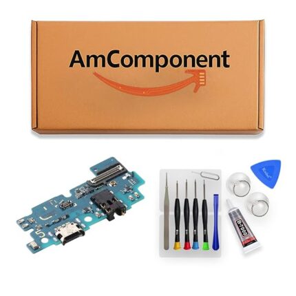 AmComponent - DOCK di ricambio per SAMSUNG GALAXY A50 SM-A505 CONNETTORE CARICA RICARICA MICROFONO USB FLAT | Componente di ricambio con prestazioni a lunga durata con il dispositivo