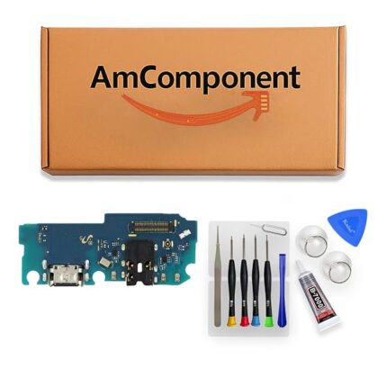 AmComponent - DOCK di ricambio per SAMSUNG GALAXY M12 SM-M127 CONNETTORE CARICA RICARICA MICROFONO USB FLAT | Componente di ricambio con prestazioni a lunga durata con il dispositivo
