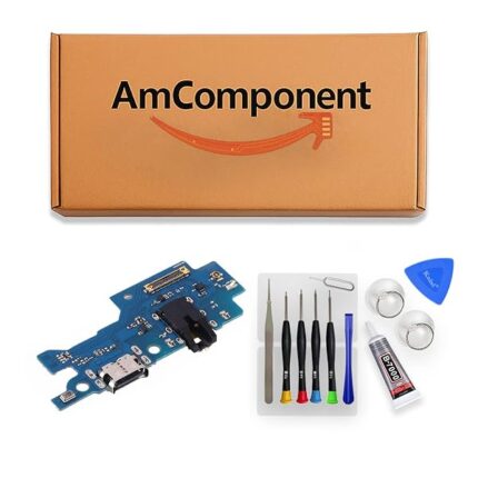 AmComponent - DOCK di ricambio per SAMSUNG GALAXY M30S SM-M307F M307 CONNETTORE CARICA RICARICA MICROFONO USB | Componente di ricambio con prestazioni a lunga durata con il dispositivo