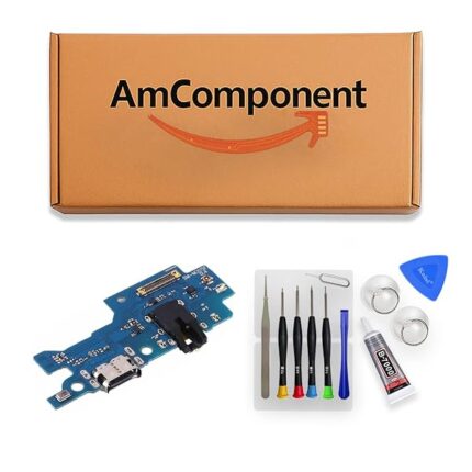 AmComponent - DOCK di ricambio per SAMSUNG GALAXY M31 SM-M315F M315 CONNETTORE CARICA RICARICA USB MICROFONO | Componente di ricambio con prestazioni a lunga durata con il dispositivo