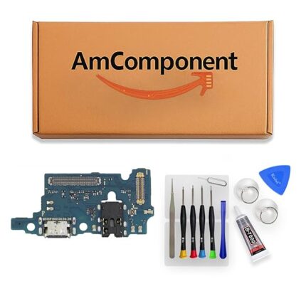 AmComponent - DOCK di ricambio per SAMSUNG GALAXY M51 SM-M515 CONNETTORE CARICA RICARICA MICROFONO USB FLAT | Componente di ricambio con prestazioni a lunga durata con il dispositivo
