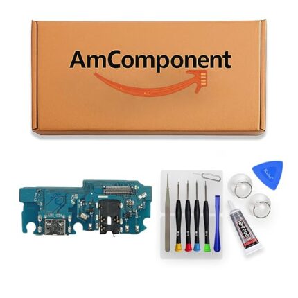 AmComponent - DOCK di ricambio per SAMSUNG M02 SM-M022 CONNETTORE CARICA RICARICA MICROFONO USB FLAT FLEX | Componente di ricambio con prestazioni a lunga durata con il dispositivo