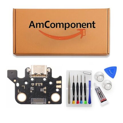 AmComponent - DOCK di ricambio per SAMSUNG TAB A7 SM-T500 T505 CONNETTORE CARICA RICARICA MICROFONO USB FLAT | Componente di ricambio con prestazioni a lunga durata con il dispositivo