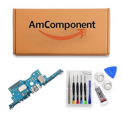 AmComponent - DOCK di ricambio per SAMSUNG TAB S6 SM-T860 T865 CONNETTORE CARICA RICARICA MICROFONO USB FLAT | Componente di ricambio con prestazioni a lunga durata con il dispositivo