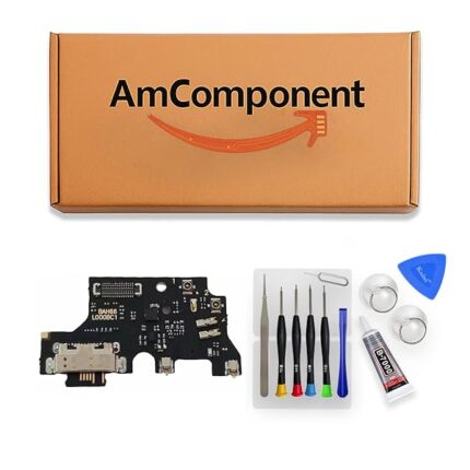 AmComponent - DOCK di ricambio per TCL 10L T770H T770B CONNETTORE CARICA RICARICA MICROFONO USB FLAT FLEX | Componente di ricambio con prestazioni a lunga durata con il dispositivo