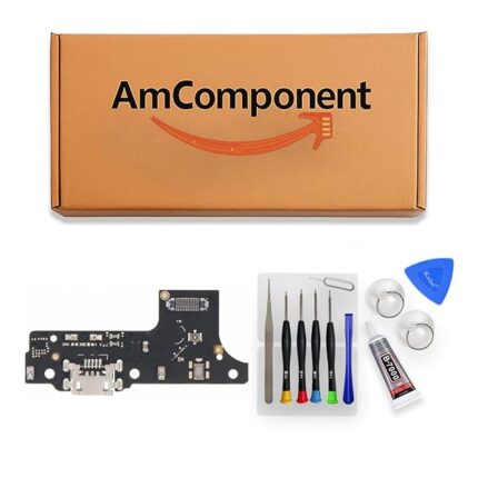 AmComponent - DOCK di ricambio per TCL 20Y 6125 6156 CONNETTORE CARICA RICARICA MICROFONO USB FLAT FLEX | Componente di ricambio con prestazioni a lunga durata con il dispositivo