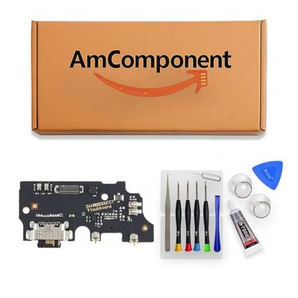 AmComponent - DOCK di ricambio per TCL PLEX T780H T780B CONNETTORE CARICA RICARICA MICROFONO USB FLAT FLEX | Componente di ricambio con prestazioni a lunga durata con il dispositivo