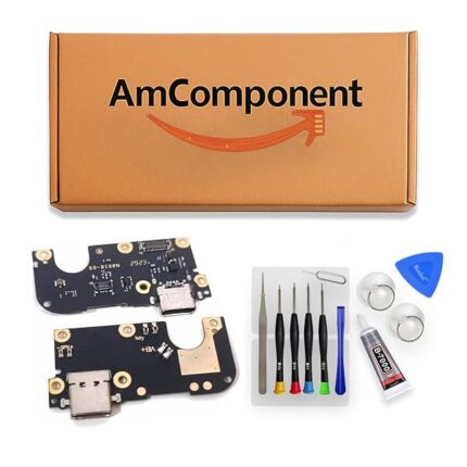AmComponent - DOCK di ricambio per UMIDIGI BISON/BISON 2021 / BISON PRO CONNETTORE CARICA RICARICA USB FLAT | Componente di ricambio con prestazioni a lunga durata con il dispositivo