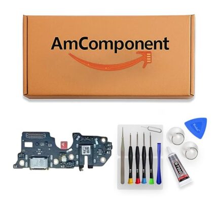 AmComponent - DOCK di ricambio per WIKO POWER U10 W-V745 / POWER U30 CONNETTORE CARICA RICARICA USB MICROFONO | Componente di ricambio con prestazioni a lunga durata con il dispositivo