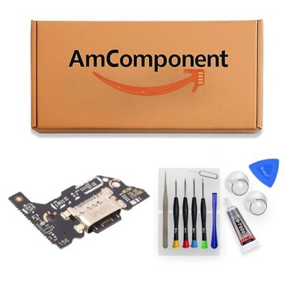 AmComponent - DOCK di ricambio per XIAOMI MI 11 LITE M2101K9AG M2101K9AI CONNETTORE CARICA RICARICA MICROFONO | Componente di ricambio con prestazioni a lunga durata con il dispositivo