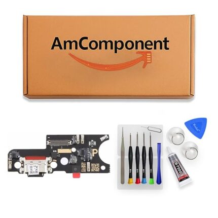 AmComponent - DOCK di ricambio per XIAOMI POCOPHONE POCO F1 M1805E10A CONNETTORE CARICA RICARICA USB | Componente di ricambio con prestazioni a lunga durata con il dispositivo
