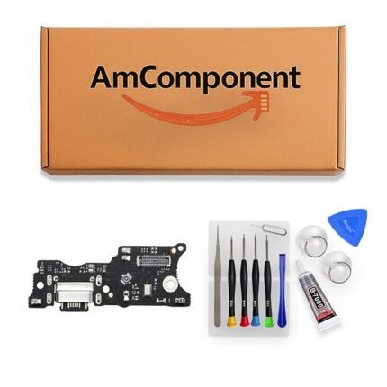 AmComponent - DOCK di ricambio per XIAOMI REDMI 10 2022 22011119UY 21121119SG MICROFONO CONNETTORE CARICA USB | Componente di ricambio con prestazioni a lunga durata con il dispositivo