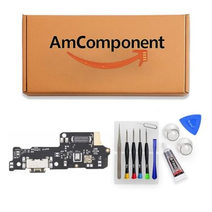 AmComponent - DOCK di ricambio per XIAOMI REDMI 10C 220333QAG 220333QNY CONNETTORE CARICA RICARICA USB FLAT | Componente di ricambio con prestazioni a lunga durata con il dispositivo