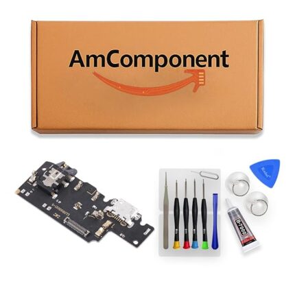 AmComponent - DOCK di ricambio per XIAOMI REDMI NOTE 5 CONNETTORE CARICA RICARICA USB MICROFONO | Componente di ricambio con prestazioni a lunga durata con il dispositivo