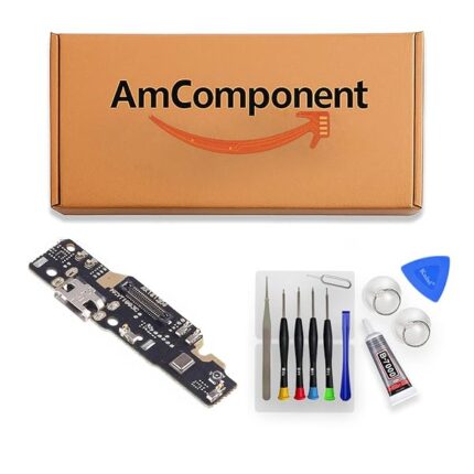 AmComponent - DOCK di ricambio per XIAOMI REDMI NOTE 6/6 PRO M1806E7TG CONNETTORE CARICA RICARICA USB | Componente di ricambio con prestazioni a lunga durata con il dispositivo