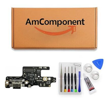 AmComponent - DOCK di ricambio per XIAOMI REDMI NOTE 7 M1901F7G / 7 PRO M1901F7S CONNETTORE CARICA RICARICA | Componente di ricambio con prestazioni a lunga durata con il dispositivo