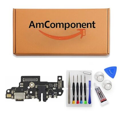 AmComponent - DOCK di ricambio per XIAOMI REDMI NOTE 8 PRO M1906G7I M1906G7G CONNETTORE CARICA RICARICA JACK | Componente di ricambio con prestazioni a lunga durata con il dispositivo