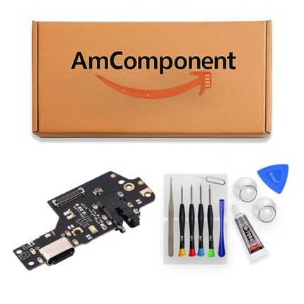 AmComponent - DOCK di ricambio per XIAOMI REDMI NOTE 8T M1908C3XG CONNETTORE CARICA RICARICA MICROFONO JACK | Componente di ricambio con prestazioni a lunga durata con il dispositivo