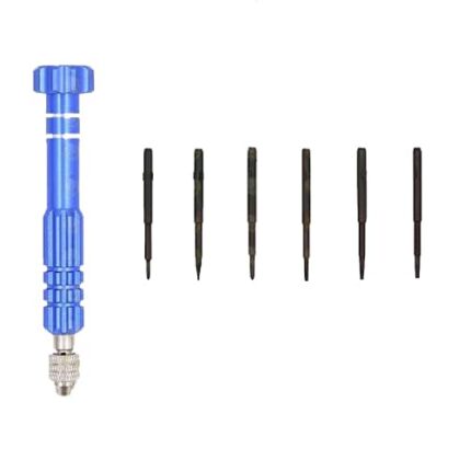 AmComponent - GIRAVITI 6 in 1 professionali riparazione SMONTAGGIO SMARTPHONE CELLULARE TELEFONO GIRAVITE