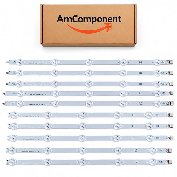 AmComponent-KIT-10-BARRE-LED-TV-42-VARI-BRAND-SANYO-VIZIO-DP42D23-P42D2300-E420DA0LA-B0FJ228ZV3