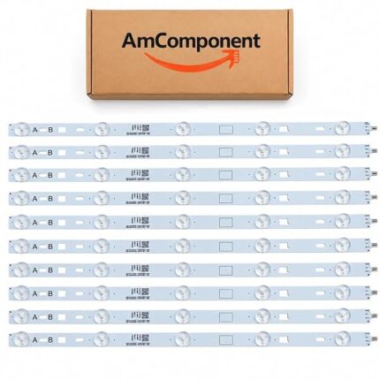AmComponent - KIT 10 BARRE STRIP LED TV 40" di ricambio per SONY AGS45043 / AGS45682 / M885905 / 2013SONY40A-B