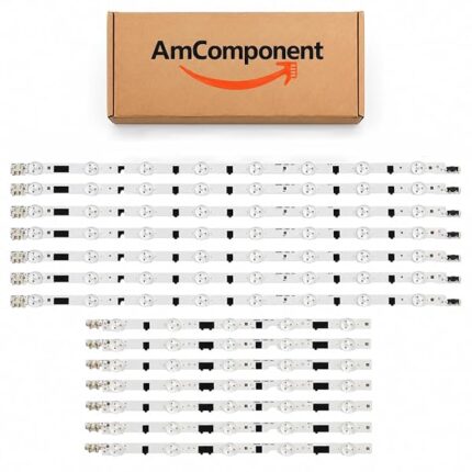 AmComponent - KIT 14 BARRE STRIP LED per TV 40" di ricambio per SAMSUNG D2GE-400SCA-R3 / D2GE-400SCB-R3 UE40F