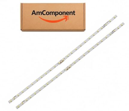 AmComponent - KIT 2 BARRE 28 LED per TV 43" di ricambio per SAMSUNG ELED1101 HG43AJ670UKXXL / HG43AJ690UBXXL