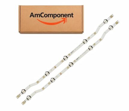 AmComponent - KIT 2 BARRE STRIP 5 LED per TV 32" di ricambio per SAMSUNG V8DN-320SM0- R1 R4