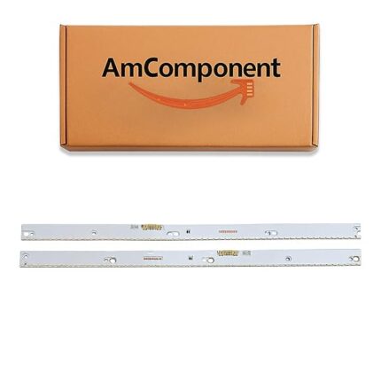 AmComponent - KIT 2 BARRE STRIP 58 LED per TV 49" di ricambio per SAMSUNG E-LED1046 / ES-ELED-059 / M94708
