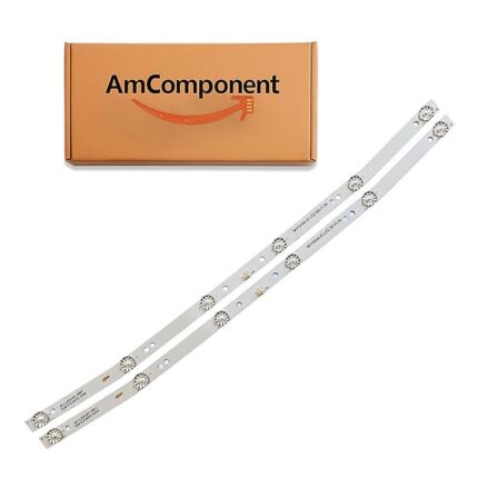 AmComponent - KIT 2 BARRE STRIP 6 LED per TV 32" AKAI CTV3226 CTV3225 CTV320 AKTV3214